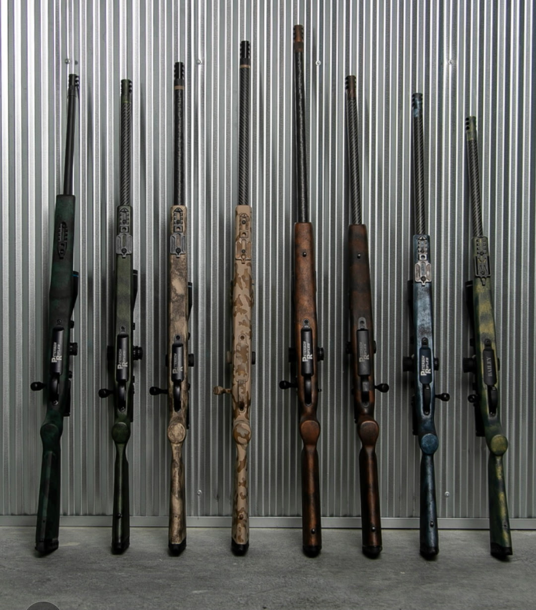 Picatinny rails for rifles